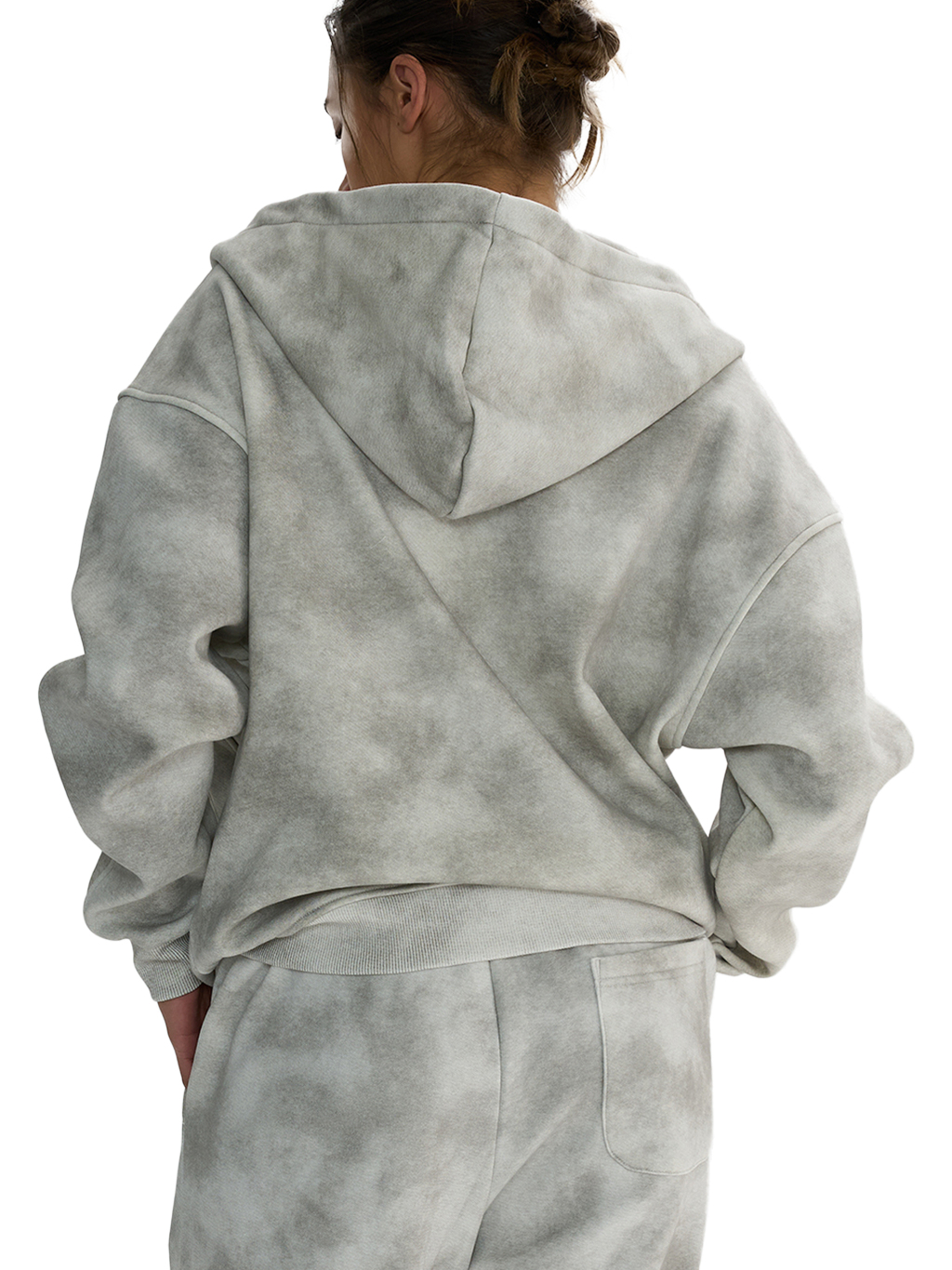 Dirty Washed Zip-Up Hoodie – Vintage Streetwear | Tapstitch-8